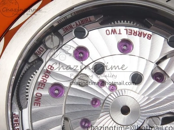 1226 Comfortable Planet Ocean 43.5mm SS VSF 1:1 Best Edition Black Orange Bezel Gray Dial on Nylon Strap A8900 Super Clone V 7730